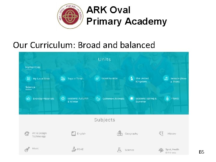 ARK Oval Primary Academy Our Curriculum: Broad and balanced BS 
