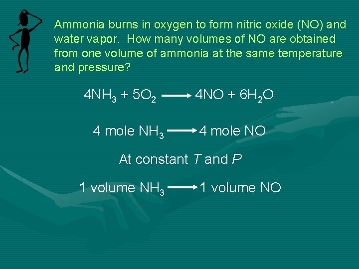 Ammonia burns in oxygen to form nitric oxide (NO) and water vapor. How many