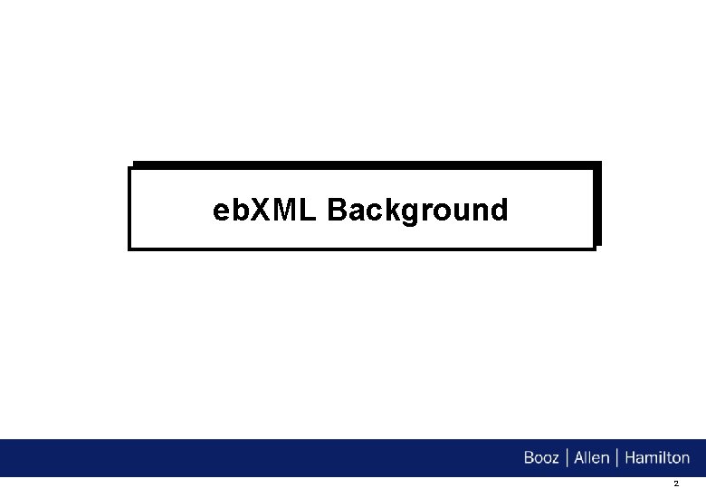 eb. XML Background 2 