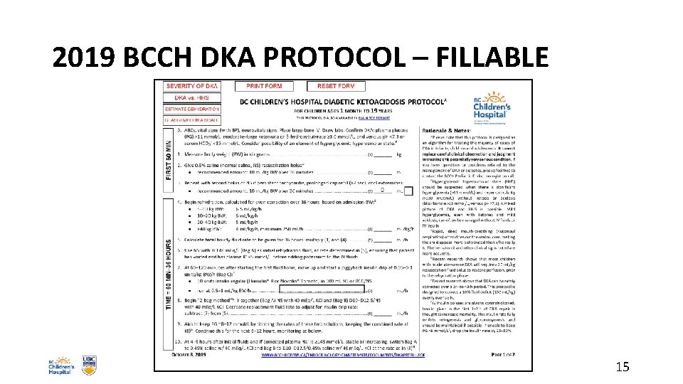 2019 BCCH DKA PROTOCOL – FILLABLE 15 