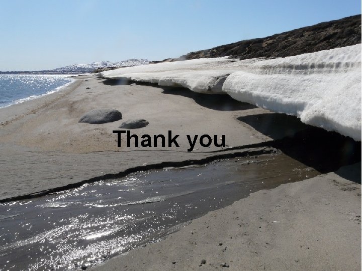 CIRCUMPOLAR BIODIVERSITY MONITORING PROGRAM Thank you 