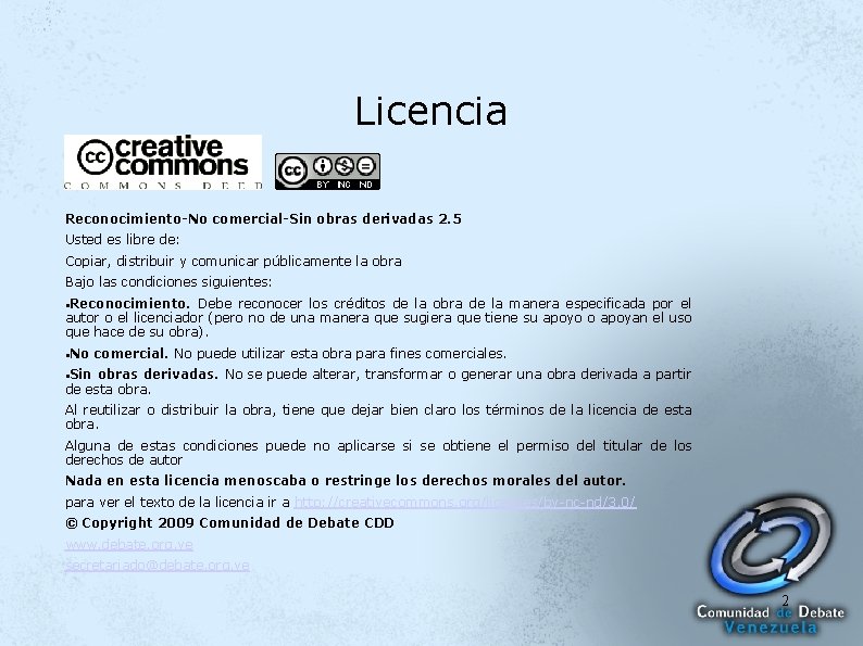 Mtodo Are 1 Licencia ReconocimientoNo ComercialSin Obras Derivadas mtodo-are-1-licencia-reconocimientono-comercialsin-obras-derivadas