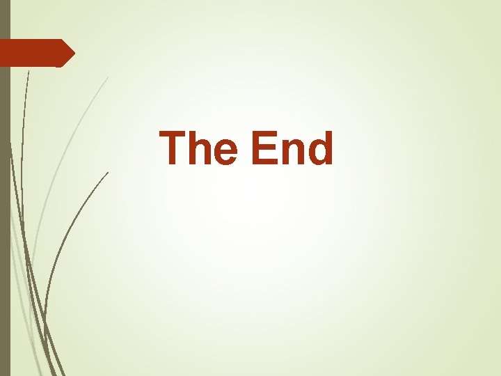 The End 