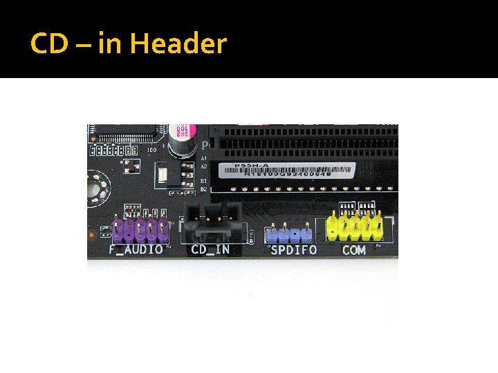 CD – in Header CD – in Header