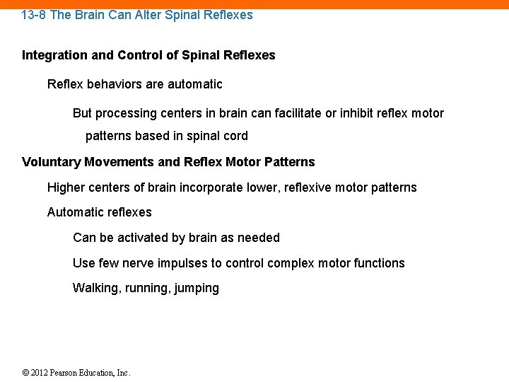 13 -8 The Brain Can Alter Spinal Reflexes Integration and Control of Spinal Reflexes