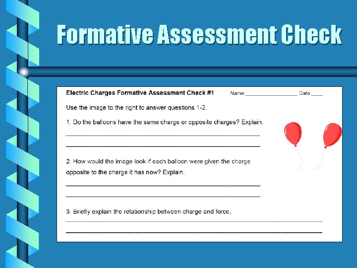 Formative Assessment Check 