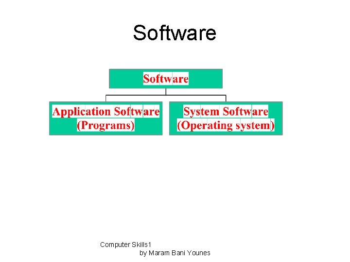 Software Computer Skills 1 by Maram Bani Younes 