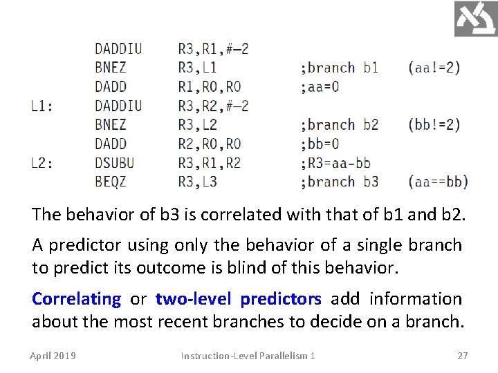 The behavior of b 3 is correlated with that of b 1 and b