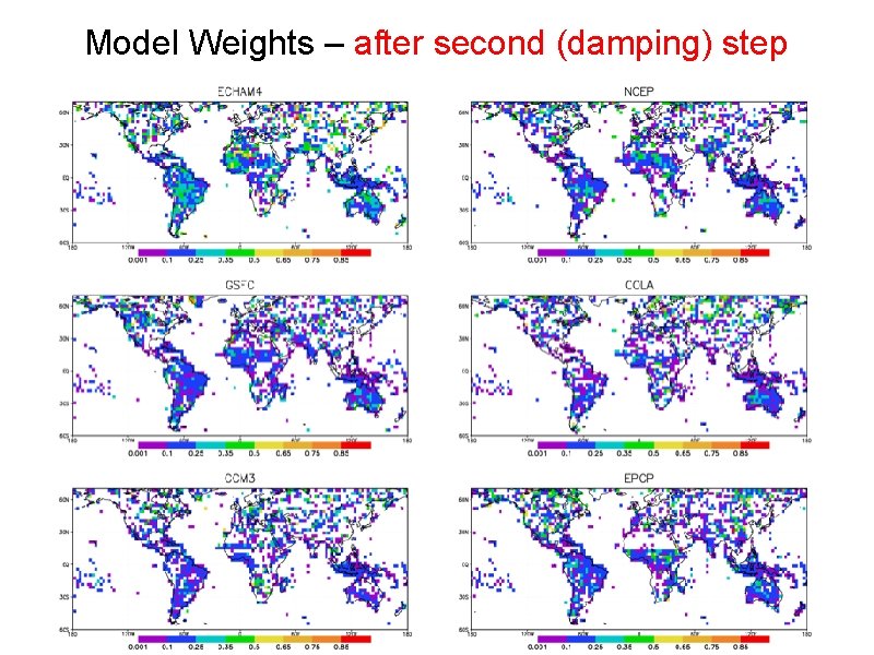 Model Weights – after second (damping) step 