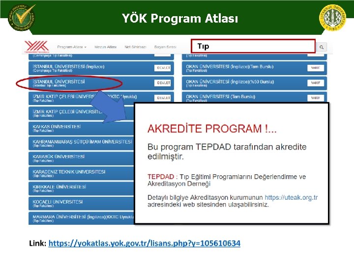 YÖK Program Atlası 