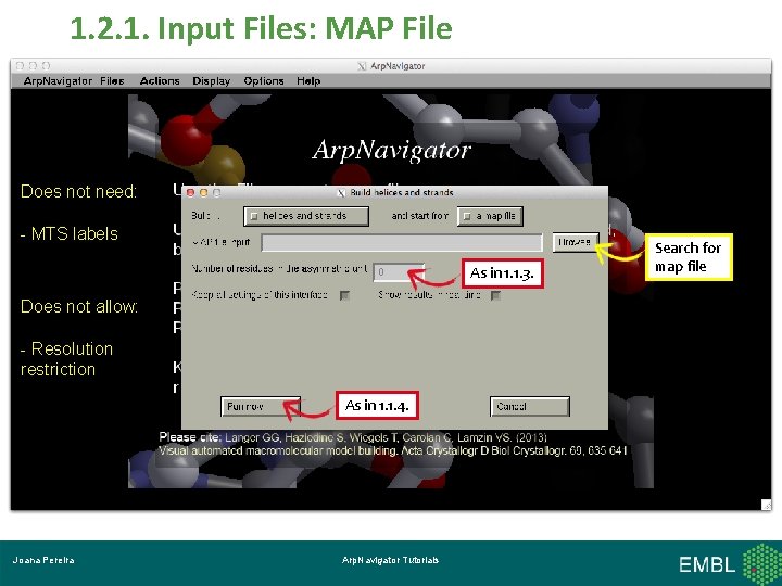 1. 2. 1. Input Files: MAP File Does not need: - MTS labels As