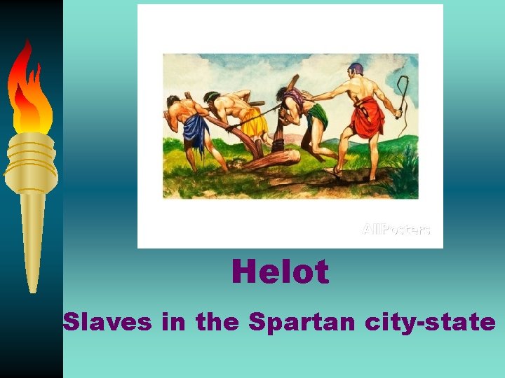Helot Slaves in the Spartan city-state 