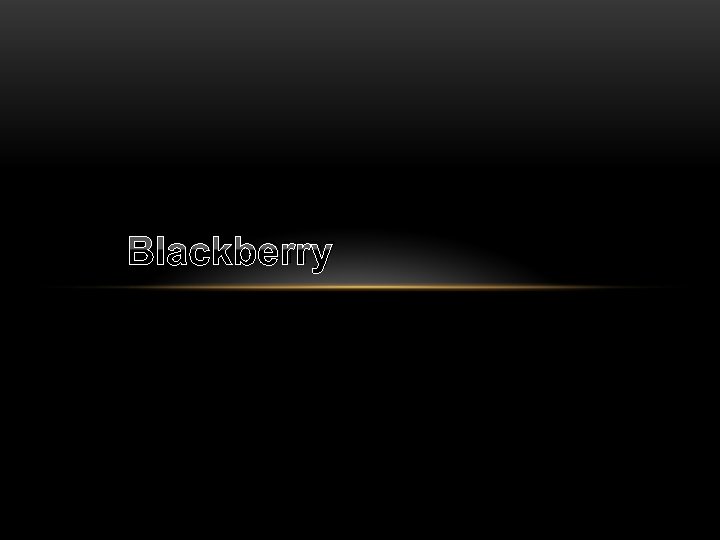 Blackberry 