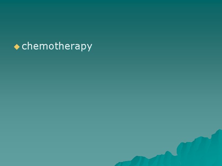 u chemotherapy 