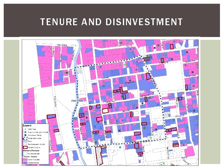 TENURE AND DISINVESTMENT 