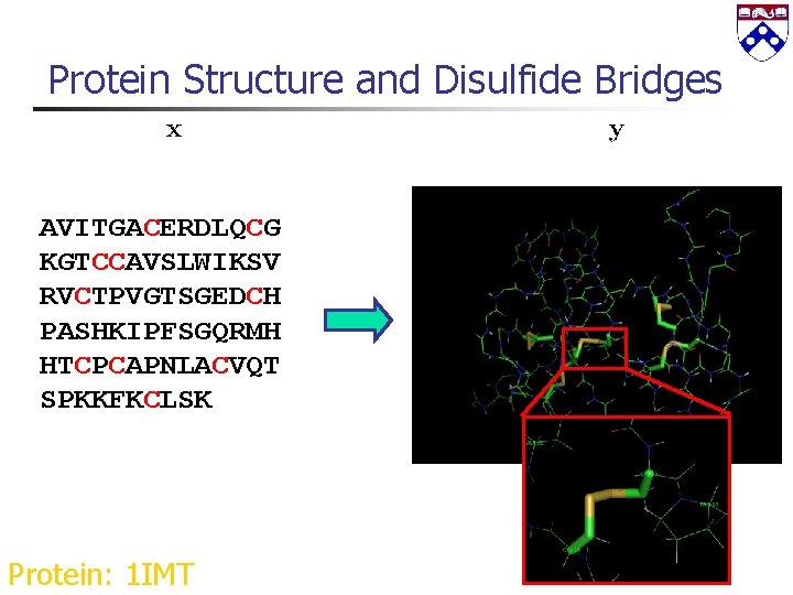 Protein Structure and Disulfide Bridges AVITGACERDLQCG KGTCCAVSLWIKSV RVCTPVGTSGEDCH PASHKIPFSGQRMH HTCPCAPNLACVQT SPKKFKCLSK Protein: 1 IMT