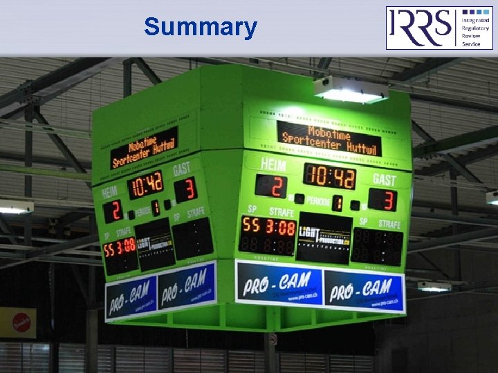 Summary IAEA Basic IRRS Training - Objectives & Process 33 