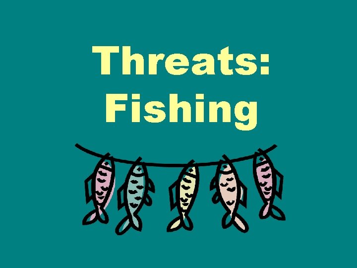 Threats: Fishing 