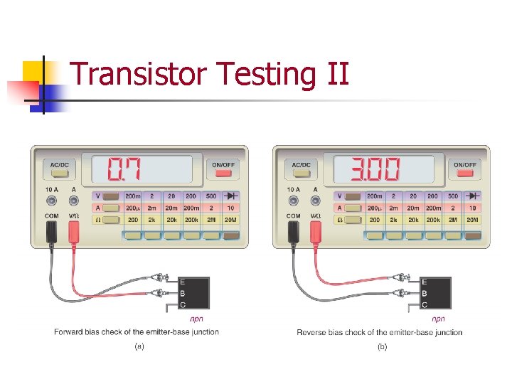 Transistor Testing II 