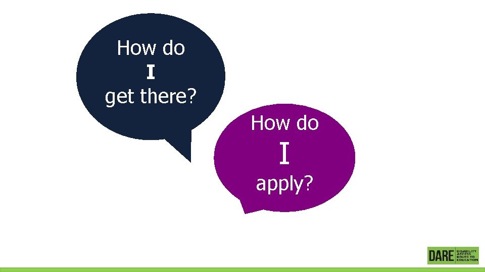 How do I get there? How do I apply? 
