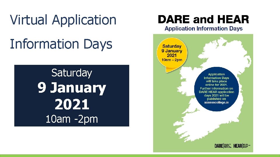Virtual Application Information Days Saturday 9 January 2021 10 am -2 pm 