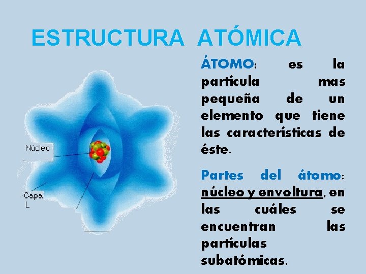 QUMICA SEMANA No 1 ESTRUCTURA ATMICA Y TABLA