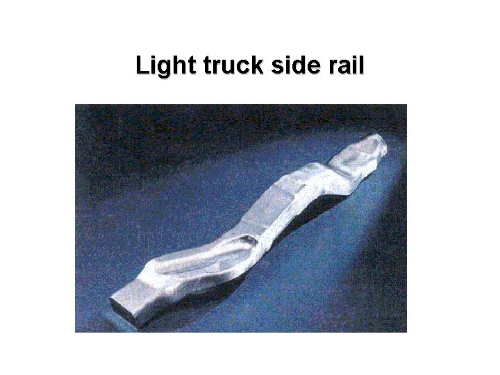 Light truck side rail 