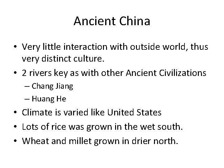 Chapter 8 China quest ducksters Ancient China Geographic