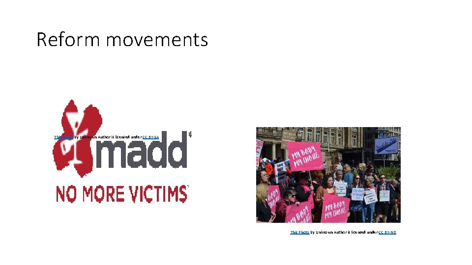 Reform movements This Photo by Unknown Author is licensed under CC BY-SA This Photo