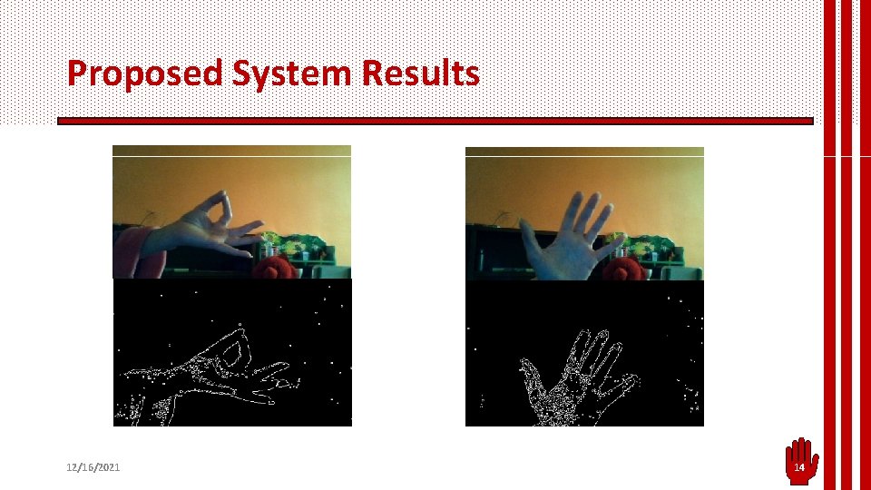 Proposed System Results 12/16/2021 14 