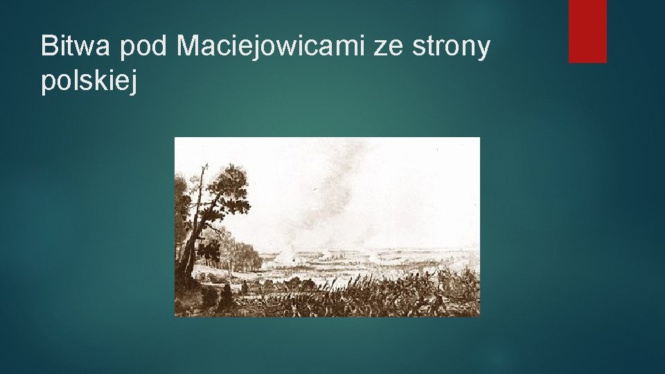 Bitwa pod Maciejowicami ze strony polskiej 