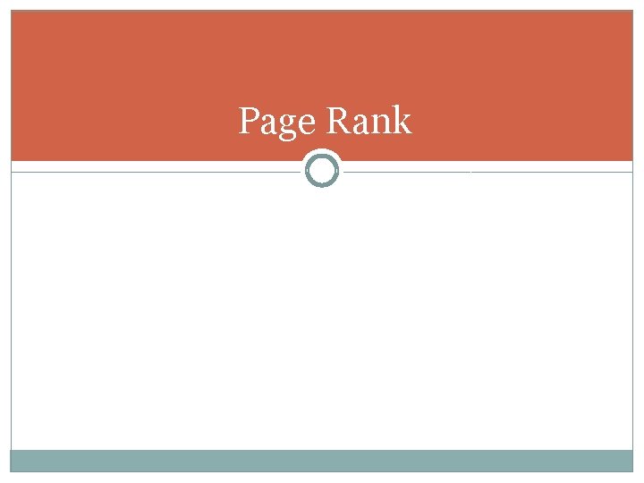 Page Rank 