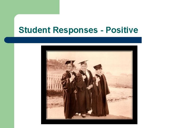 Student Responses - Positive 