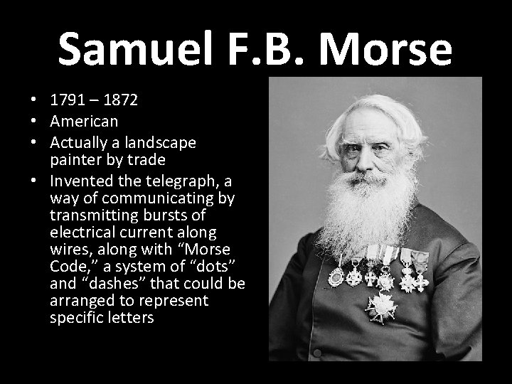 Samuel F. B. Morse • 1791 – 1872 • American • Actually a landscape