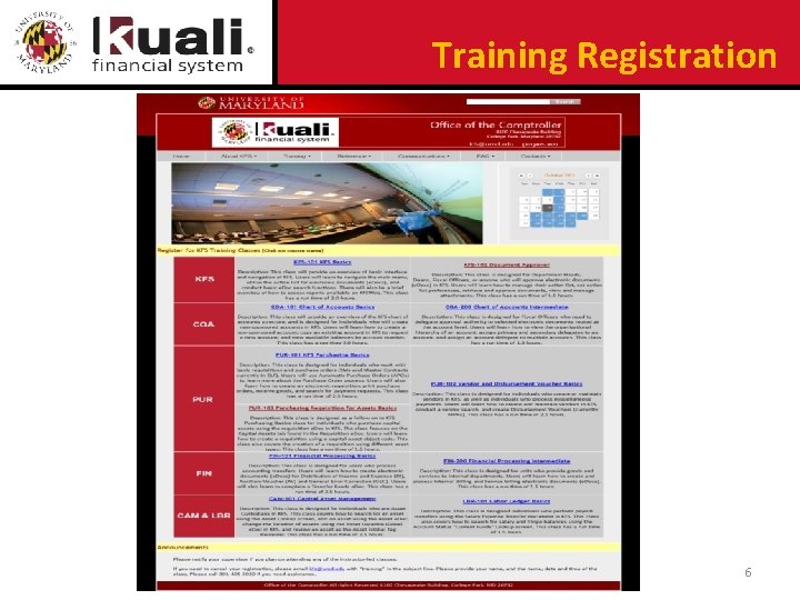 Training Registration 6 