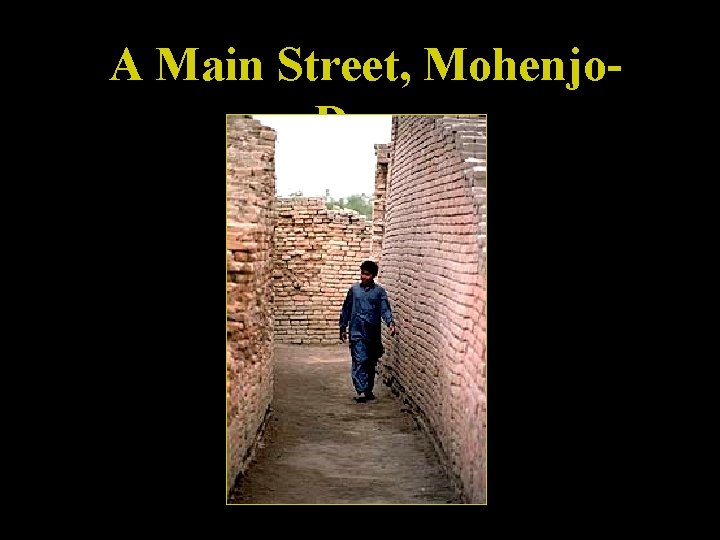 A Main Street, Mohenjo. Daro 