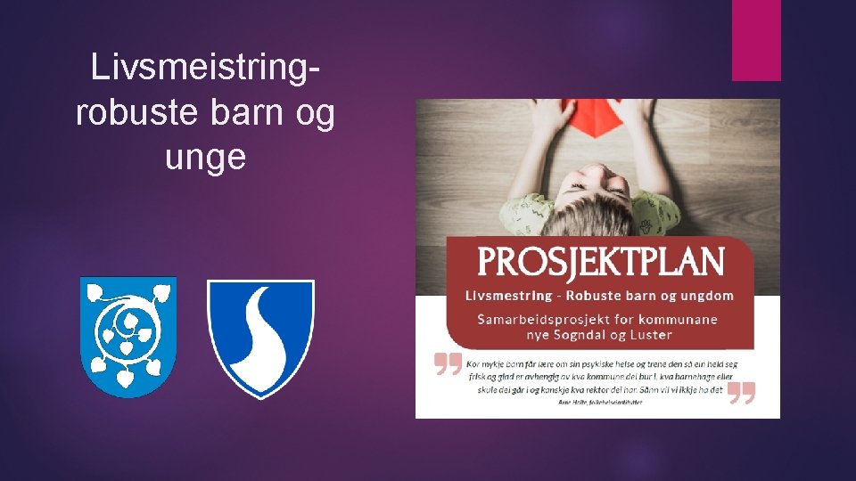 Livsmeistringrobuste barn og unge 