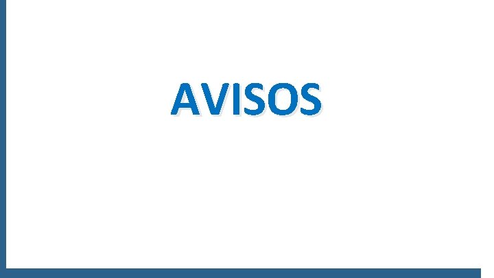 AVISOS 