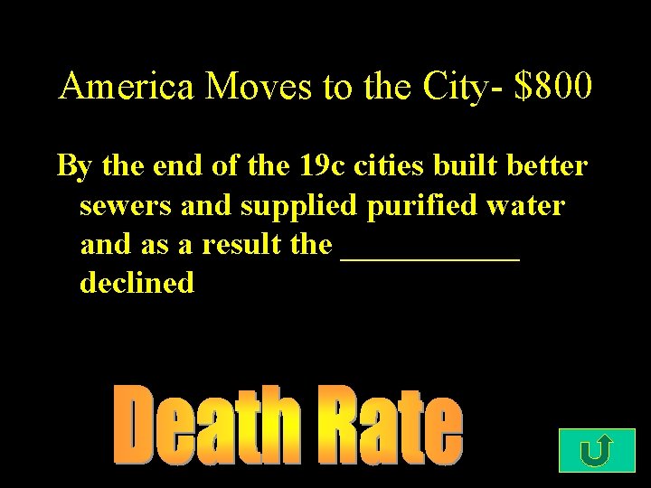 America Moves to the City- $800 By the end of the 19 c cities