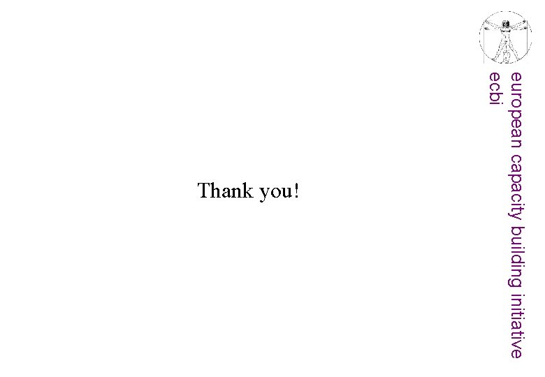 european capacity building initiative ecbi Thank you! 