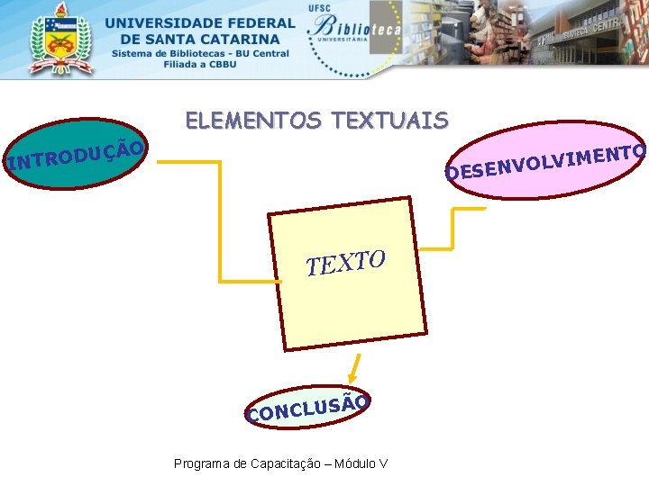 ELEMENTOS TEXTUAIS ÇÃO U D O R T IN O ENT M I V