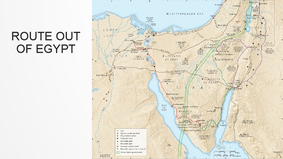 ROUTE OUT OF EGYPT 