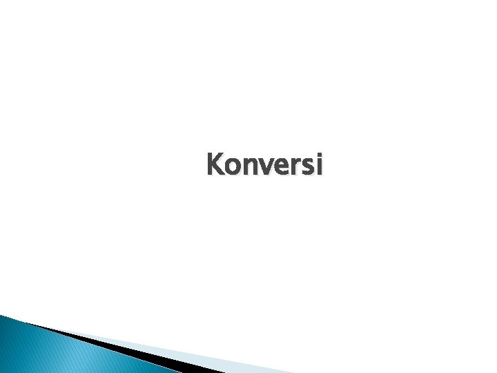 Konversi 