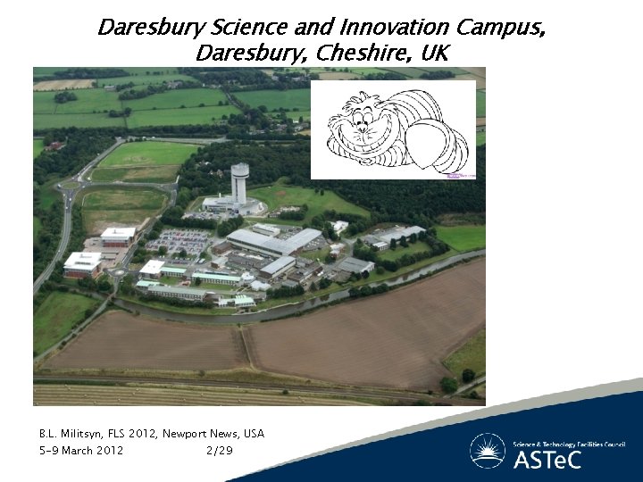 Daresbury Science and Innovation Campus, Daresbury, Cheshire, UK B. L. Militsyn, FLS 2012, Newport