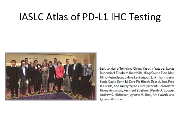 IASLC Atlas of PD-L 1 IHC Testing 