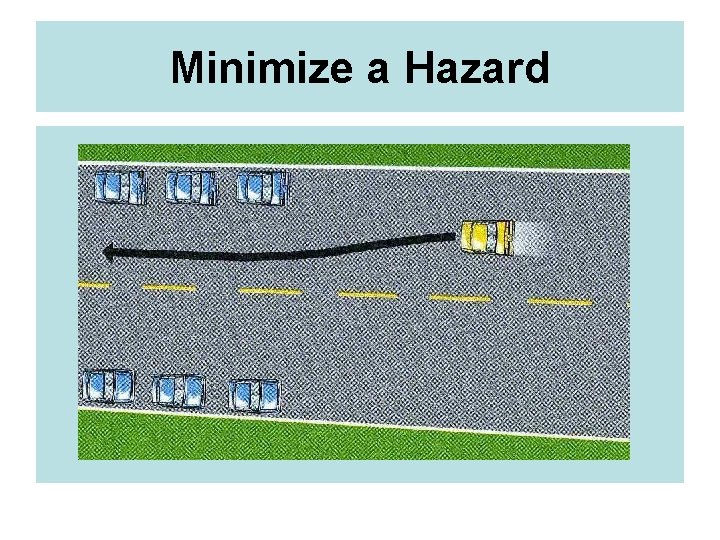 Minimize a Hazard 