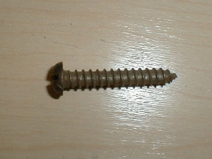 128. Roundhead Wood Screw 