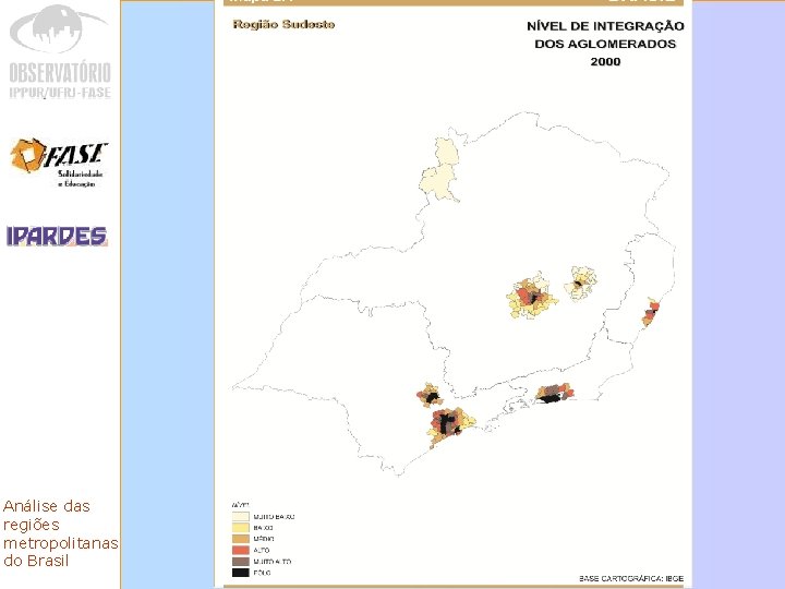 Análise das regiões metropolitanas do Brasil 