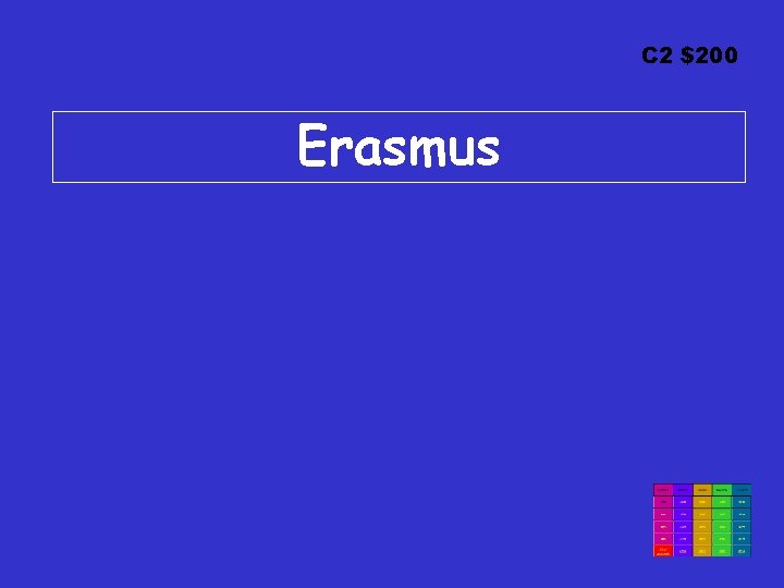 C 2 $200 Erasmus 