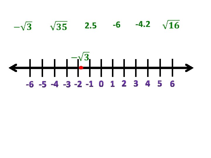2. 5 -6 -4. 2  2. 5 -6 -4. 2